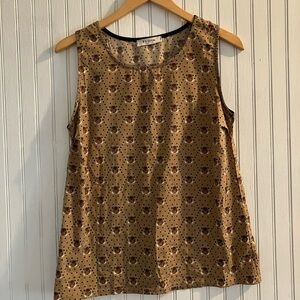 Tiger print tank top